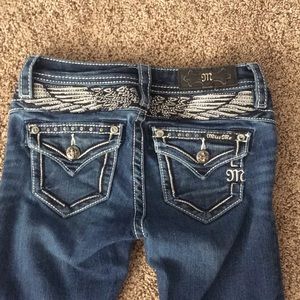 Girls Miss Me Bootcut Jeans